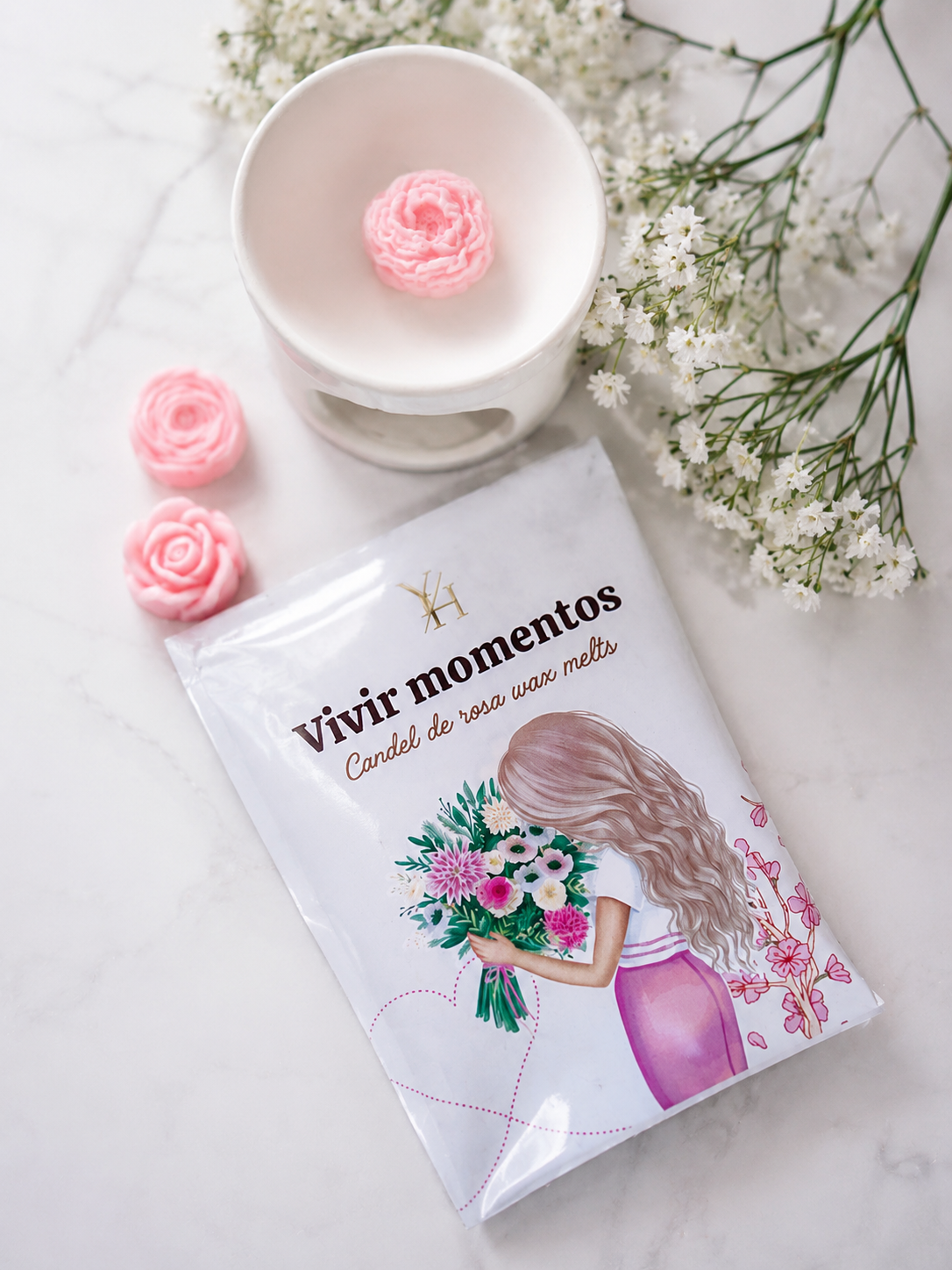Wax Melts Vivir Momentos | Aroma de Rosa | LDVY