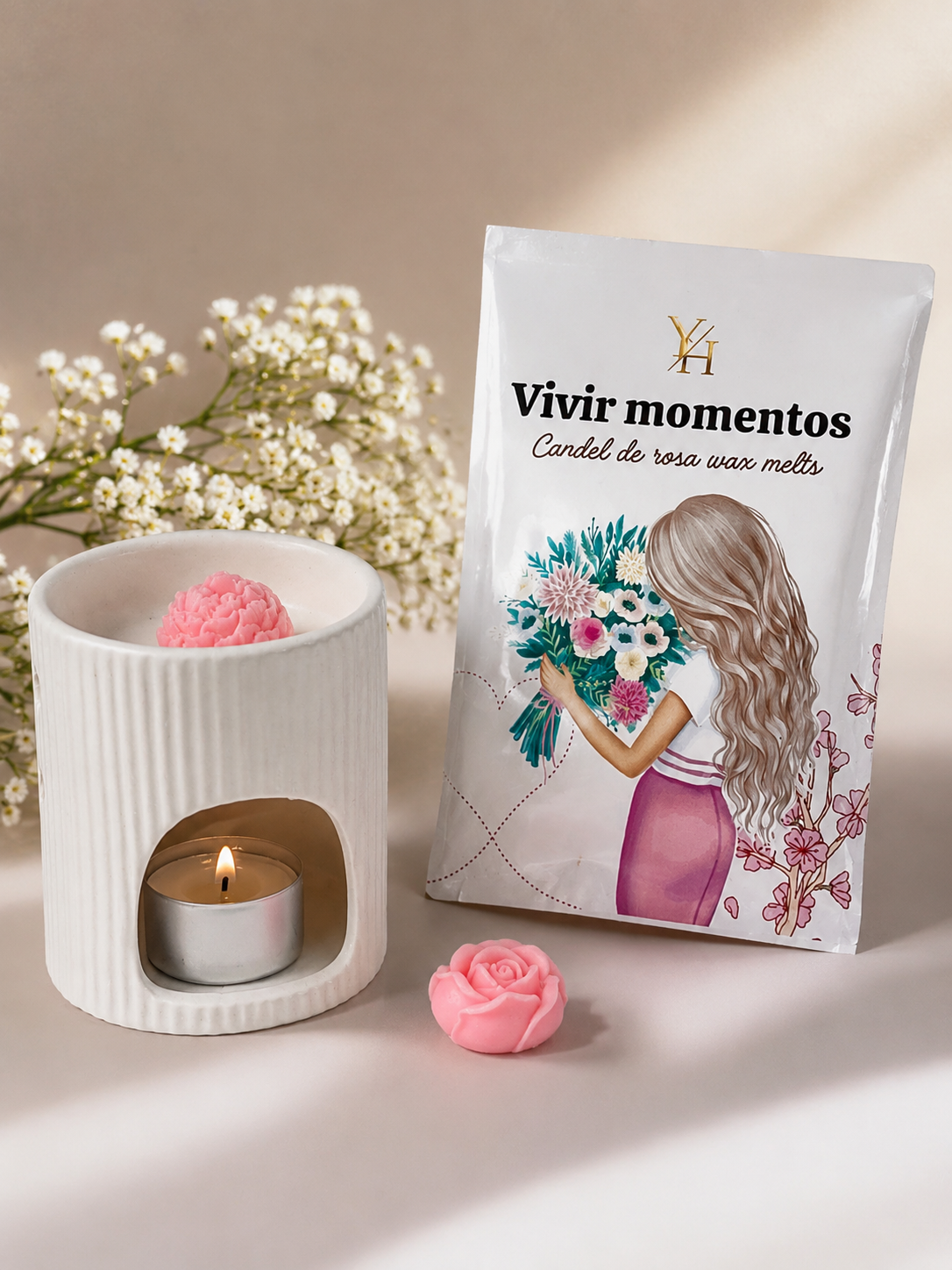 Wax Melts Vivir Momentos | Aroma de Rosa | LDVY