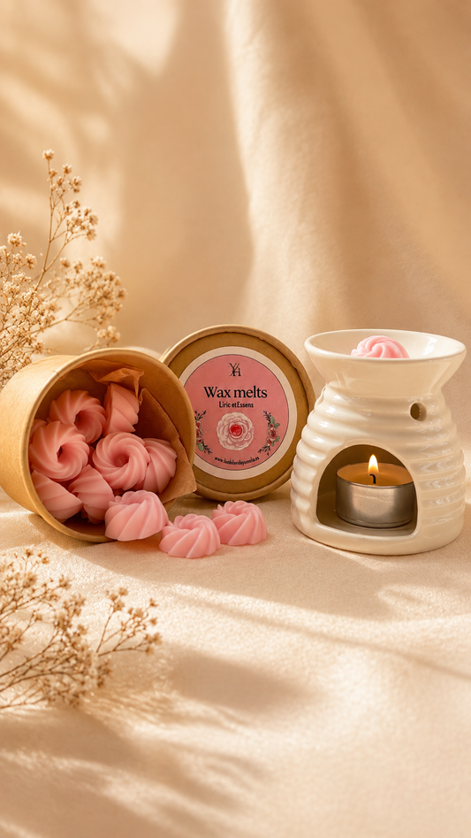 Wax Melts de Cera de Soja con Esencia Liric Essences