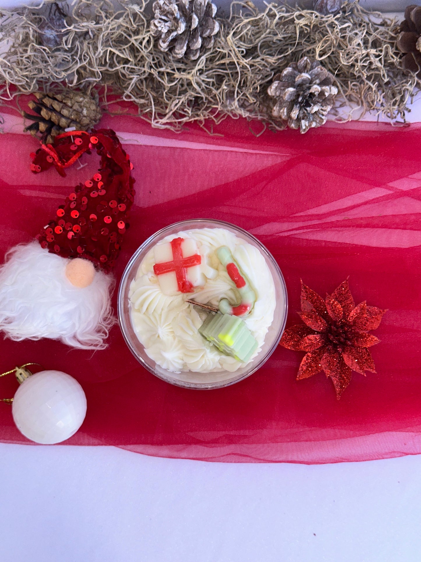 Vela aromática de navidad