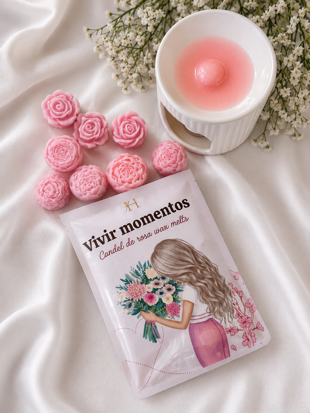 Wax Melts Vivir Momentos | Aroma de Rosa | LDVY